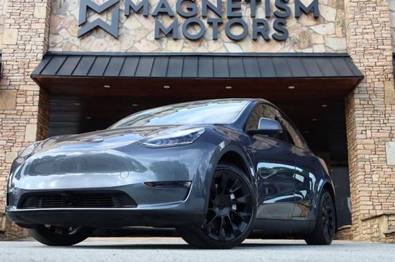 TESLA MODEL Y 2021 5YJYGDEE1MF160681 image